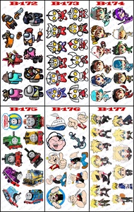 Edible stamp stiker makanan edible stiker edible image B172-B177