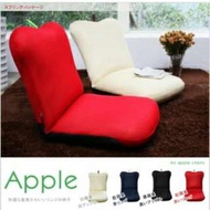 可愛蘋果造型和室折疊椅新款促銷1500元免運白-藍-紅-黑4四可選獨立筒坐墊Q彈好坐柔和印象軟性的椅墊內材多段式調節讓使用方式更多變