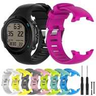 Sport Silicone Replacement Watch Band for Suunto D4i Watch Strap Wristband For SUUNTO D4 D4i Novo Dive Computer Watch With Tool