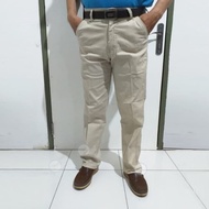 Celana Panjang Pria Katun Standart / Celana Bahan Katun Model Reguler