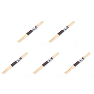 1-5 คู่ Drumsticks 5A/7A Hickory Drumsticks Mallets แจ๊สกลอง Sticks Percussion คลาสสิก Drum Stick สํ