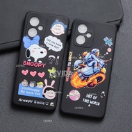 Tecno Spark 7 Tecno Spark 7 Nfc Tecno Spark 9T Case Black Gambar MAC05/ Macaron Black softcase Tecno