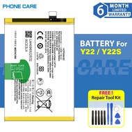Battery B-W3 Compatible For Vivo Y22 / Y22S (5000 mAh)