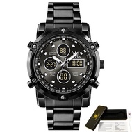 OLEVS 1106 Digital Complication Luxury Watch For Men Sport Waterproof Stainless Steel Strap Men Wris