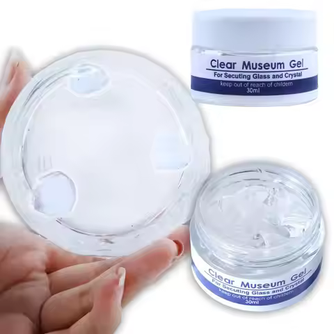 Museum Gel Clear Removable Museum Paste Putty Wax Removable Reusable No Residues Clear Adhesive Exhi
