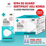 Terjangkau Masker Kf94 - Eg Guard Kf94 4Layer Protection (1 Box/50Pcs)
