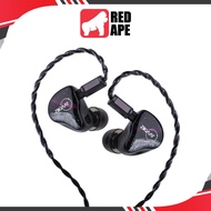 ZiiGaat Crescent In-Ear Monitors: Premium 2DD+2BA Hybrid Analog-Signature Earphones IEM (Crescent)
