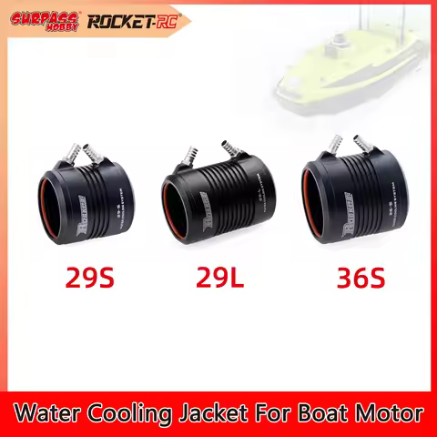Surpass Hobby Rocket Water Cooling Jacket Cover Aluminum 29 36mm Radiator for 2948 2958 2968 3660 36