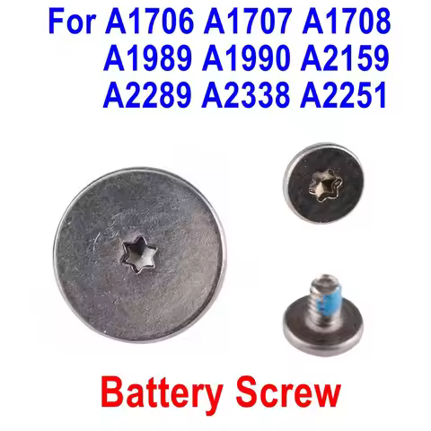1Set 5Sets New Battery Screw Screws For MacBook Pro Retina A1706 A1707 A1708 A1989 A1990 A2159 A2141