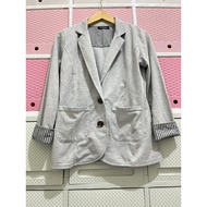 Gray Women's Blazer/Office Blazer