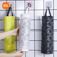 Xiaomi Home Portable Plastic Garbage Hanging Bag Kitchen Trash Storage Rack Bag Wall Mounted Grocery Holder Kitchen Organizer