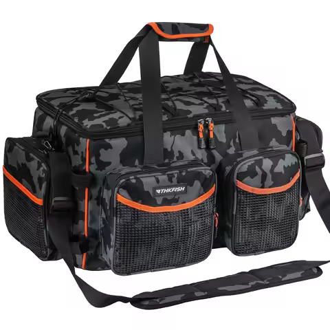 Fishing Tackle Storage Bag Large Capacity Waterproof Fishing Shoulder Bags For 3600/3700 Box 900d Ox