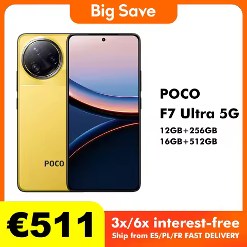 POCO F7 Ultra 5G NFC 12GB/256GB 16GB/512GB Global Version Cellphone without Charger All New World Pr