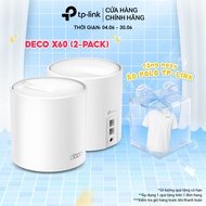 [Trả góp 0%]Bộ Phát Wifi Mesh TP-Link Deco X60  Wifi 6 AX5400