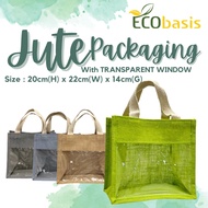 Doorgift- Hadiah Kahwin - Window Bag - Wedding Gift - Jute Bag - VIP gift