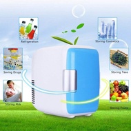 DAsmarakhandi Shop - Kulkas Mini Portabel Rumah Kamar Kos Mobil 4L Watt Kecil - Cooler and Warmer Re