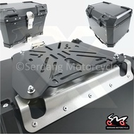 【Ready stock】♙❧HY Aluminium Top Box X Design Kotak Motosikal Peti Aluminum Box Motorcycle