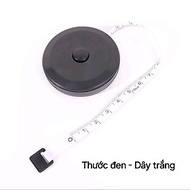 Thước Dây Với Nút Bấm Tự Rút Sau Khi Kéo, Đo Vòng Bụng, Vòng Eo 3 Vòng Kiểm Tra Sức Khỏe 1.5m - Đo Q