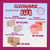 Azarine Clearance | Azarine Get Sunkissed Bronzer | Azarine Pop The Soda Highlighter | Azarine Chic 