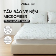 Arize Microfiber Flower Beige Mattress Protector 1.1mx2.1m, 1.6mx2.1m, 1.8x2.1m