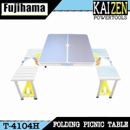 Fujihama Foldable Aluminum Portable Picnic Table HEAVY DUTY - KAIZEN POWERTOOLS