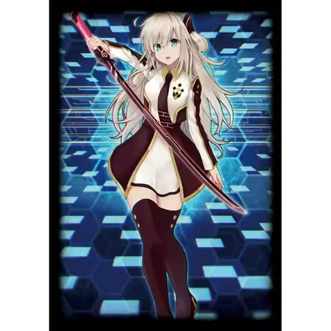 50 PCS/Pack Yu-Gi-Oh! Anime Girl Yugioh Card Sleeve Rin Celina Ruri FGO Sky Striker Ace Yuzu ARCV Bo