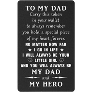 TANWIH Dad Gifts from Daughter, Dads Birthday Gifts Ideas - Dads Birthday Card from Daughter, Stocki