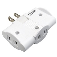 [特價]【威電】4入組CB-2031 2孔3座 任意轉 三面插(15A 1650W)