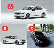 King Model 1:64合金模型 Mercedes Benz C63 AMG Edition 507，C級 第3代 W204