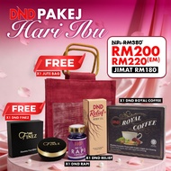 DND Pakej Hari Ibu :DND Rapi (1 botol) + DND Relief (1 botol) + DND Royal Coffee (1botol) FREE DND F