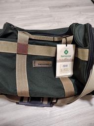 Samsonite 新秀麗 Soft Carry 2 輪卡其色/波士頓包/單肩包三用包 2400元