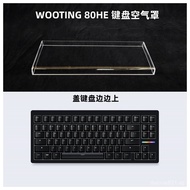 Keyboard Dust Cover Suitable for WOOTING 80HE Keyboard Transparent Acrylic Keycap Cover