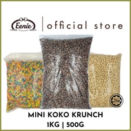 ✗ ◭ ஐ Mini Koko Krunch Chocolate Mini Rainbow Crunch White Crunch Coco Crunch Halal 1KG 500G