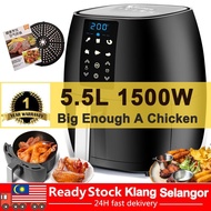 air fryer khind air fryer air fryer philips Multi Air Fryer Oven 5.5 Litre Digital Touch Electric 5l liter Cooker Fryers