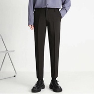ACHSAWAKE Mens Pants Korean Fashion Suit Pants Smart Cal Alvin Trousers Gray Pants 【COD】