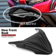 New Motorcycle ADV 350 2022 2023 Beak Nose Cone Extension Cover Black Front Wheel Fender For HONDA ADV350 Adv350 adv350
