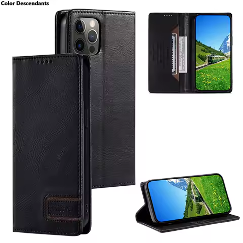 Luxury Magnetic Leather Phone Case Sony Xperia 1 V 10 V 2023 1 II 5 III 10 IV XZ XZ1 XA2 Retro Walle