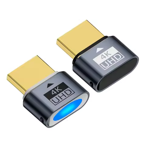 HDMI Dummy Plug HDMI Virtual Monitor Connector for HDTV Graphics Cards, Ensures Crisp Visuals and Sm