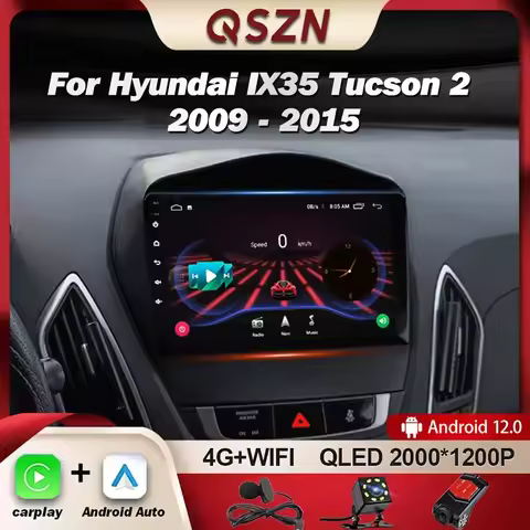 QSZN For Hyundai Tucson 2 LM IX35 2009 - 2015 Car Radio Multimedia Video Player Navigation GPS 4G Ca