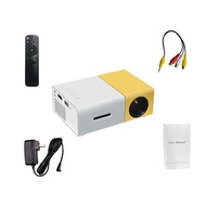 YG300 โปรเจคเตอร์4k เครื่องฉาย mini เครื่องฉายหนัง 1080P Mini projector มินิโปรเจคเตอร์ ต่อกับโทรศัพ