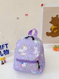 1 Pieza Mini Mochila De Unicornio De Dibujos Animados Para Jardín De Infantes Para Niños