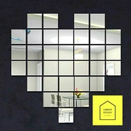 8x8 (ORIGINAL GLASS) GLASS REKTANGULARCermin GLASS/ WALLCermin