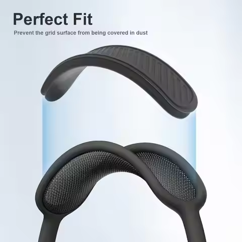 Silicone Headband Cover for Apple AirPods Max, Washable Soft Silicone Headphone Headband Protectors