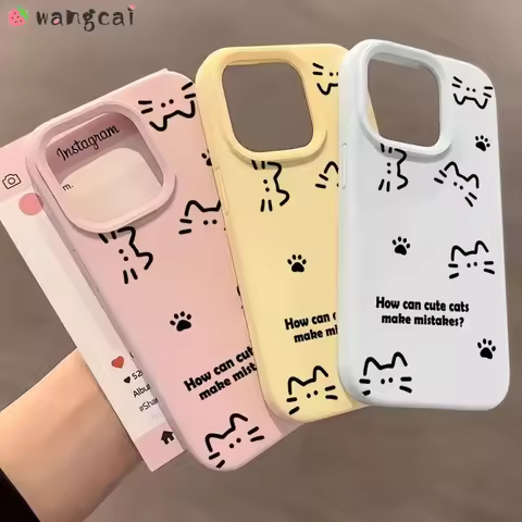 Cartoon Cat Phone Case For Vivo Y600 Y500i Y500 Y300 Y200 Pro Plus GT Y300i Y300C Y200i Y200t Y100i 