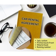 [READY STOCK] Buku Rental Agreement Kereta Sewa