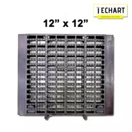 2PCS KOYOMAT High Quality PVC Drain Cover Plastic 12" x 12"