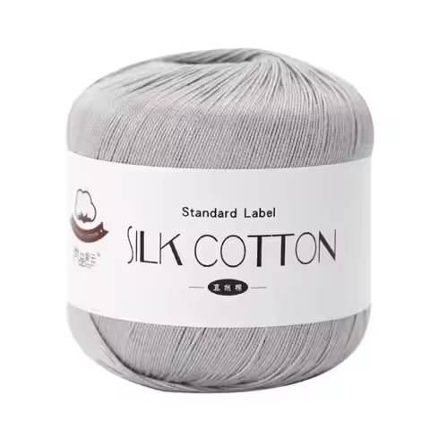 Lace Yarn 50g/PC Silk Lace Cotton Soft DIY Cotton Milk Yarn Crochet Knitting