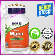 Now Foods Raw Maca 750mg 90 Veg Capsules