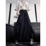 [520 Heart Discount] Summer Yohji Yamamoto Irregular Stitching Top Niche New Chinese Short-Sleeved S