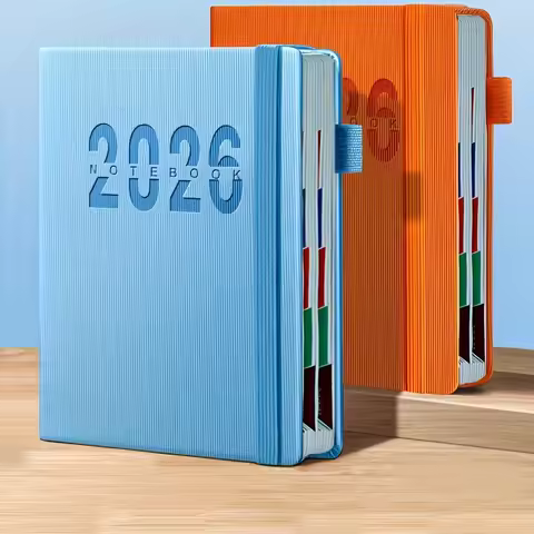 2026 New Calendar Log: Time Management 365 Day Plan Office、 400 Pages, Daily Plan | Visual Organizat